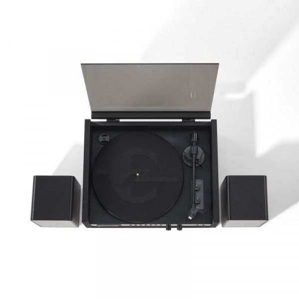 Проигрыватель винила с колонками Crosley Coda Shelf System Silver