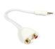 AUDIOQUEST Splitter FLX-Mini/RCA Adaptor(Male Stereo 3.5mm. 2xFemale RCA)