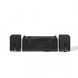 Проигрыватель винила с колонками Crosley Coda Shelf System Silver