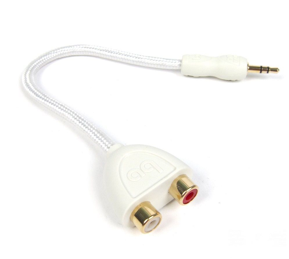 AUDIOQUEST Splitter FLX-Mini/RCA Adaptor(Male Stereo 3.5mm. 2xFemale RCA)
