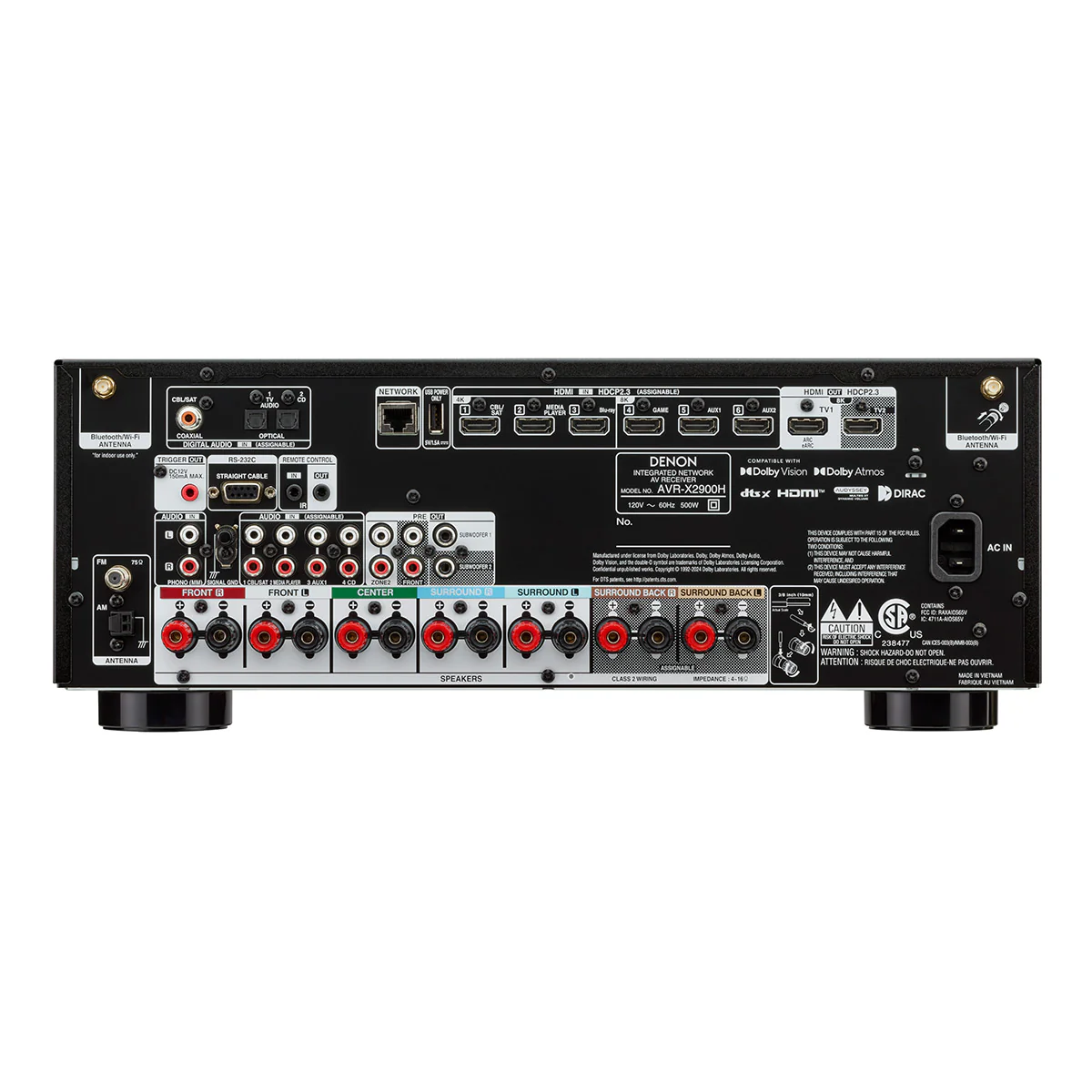 AV Ресивер Denon AVR-X2900H Black