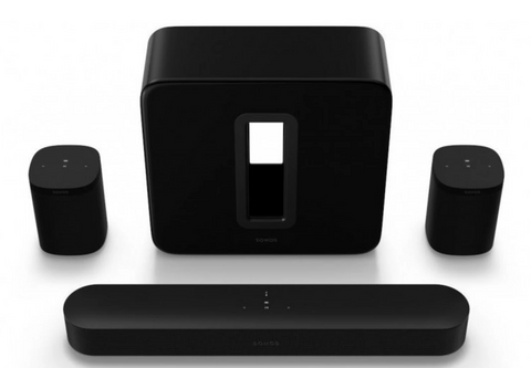 Комплект акустики Sonos 5.1. Playbar, Sub & One SL Black