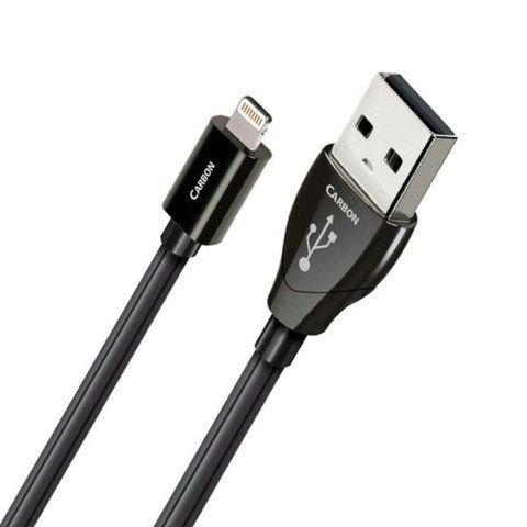 Кабель AUDIOQUEST hd 0.75m, USB CARBON A > Lightning