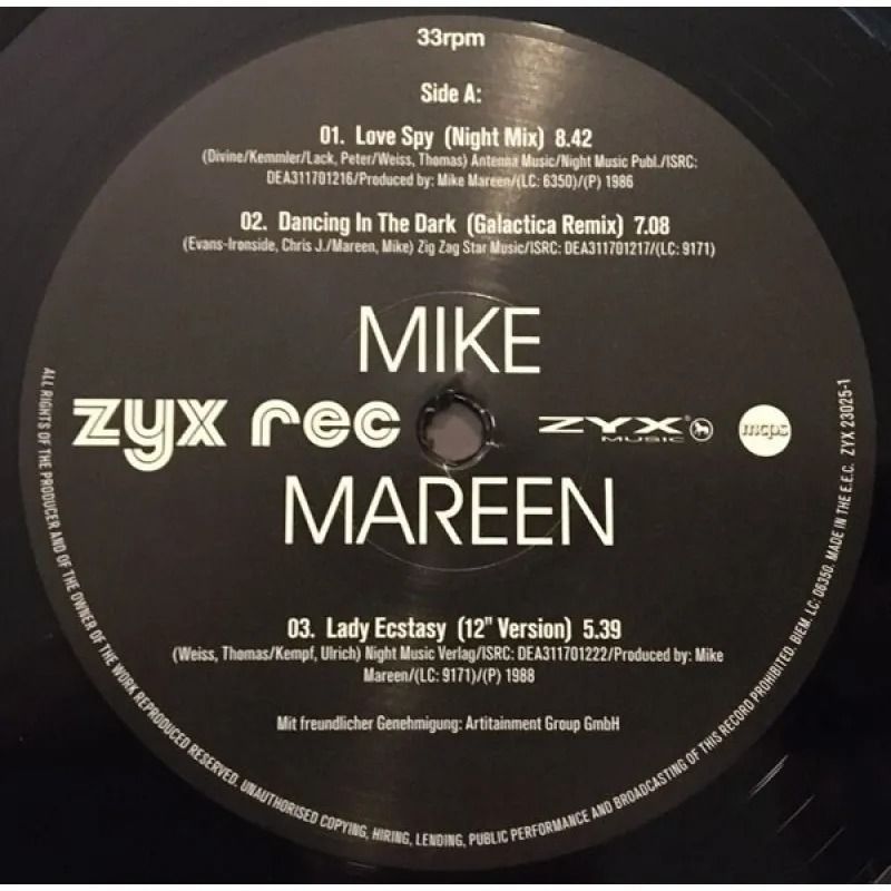 Виниловая пластинка Mike Mareen: Greatest Hits & Remixes