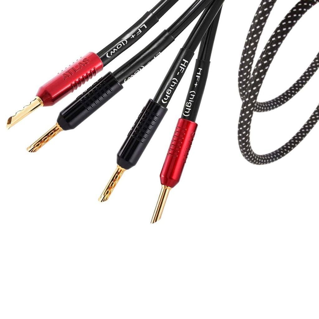 Кабель Акустичний Atlas Hyper Achromatic Bi-wire 2-4 3 м з бананами Z plug