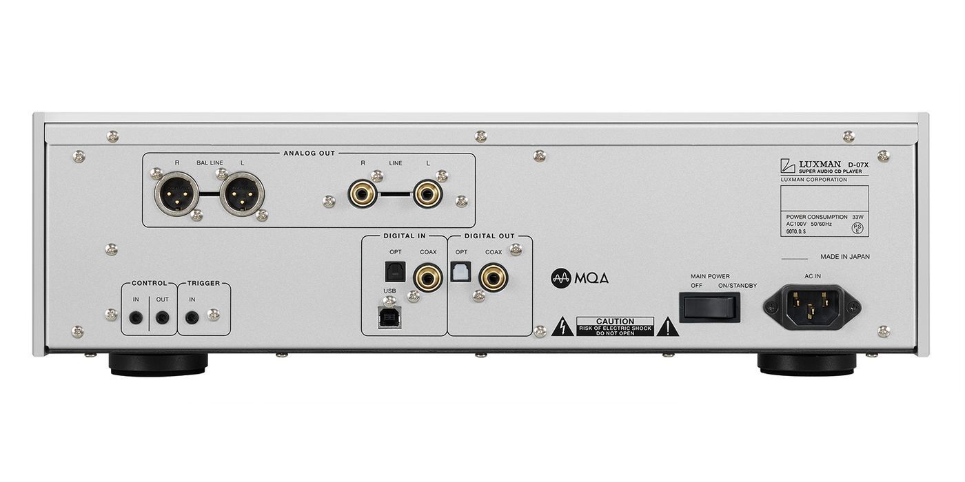 CD-SACD програвач Luxman D-07X Silver