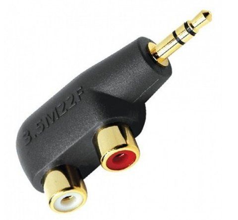 AUDIOQUEST Splitter Hard Mini 3.5mm  2 Female RCA