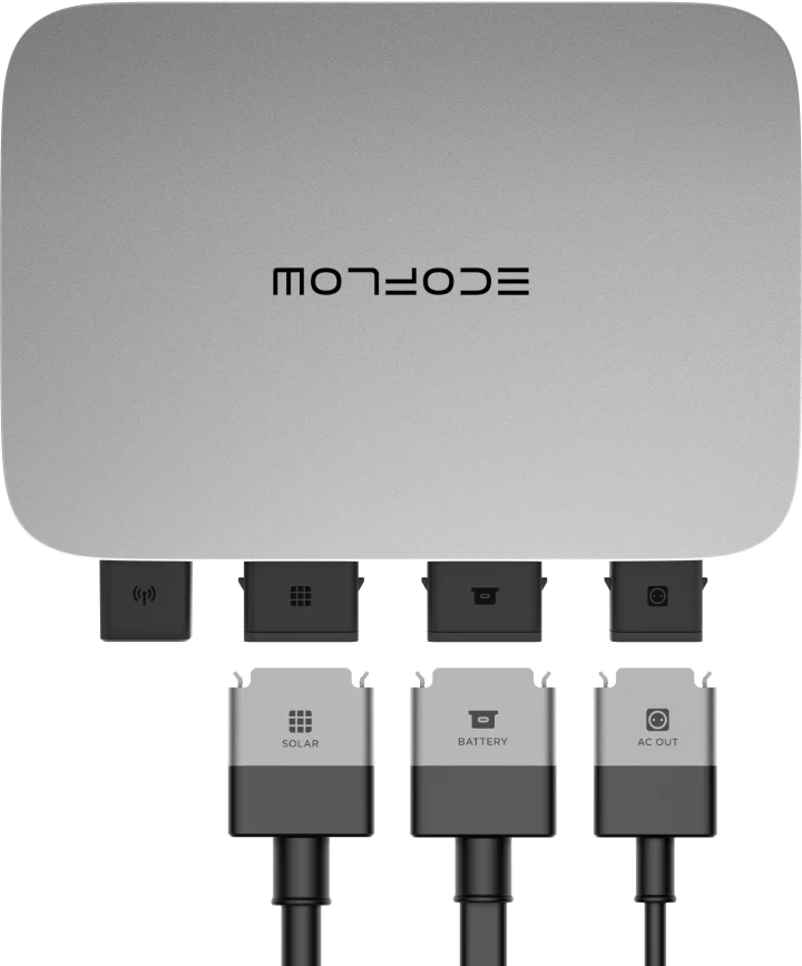 Комплект енергонезалежності EcoFlow PowerStream - мікроінвертор 600W + зарядна станція Delta Pro