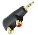AUDIOQUEST Splitter Hard Mini 3.5mm  2 Female RCA
