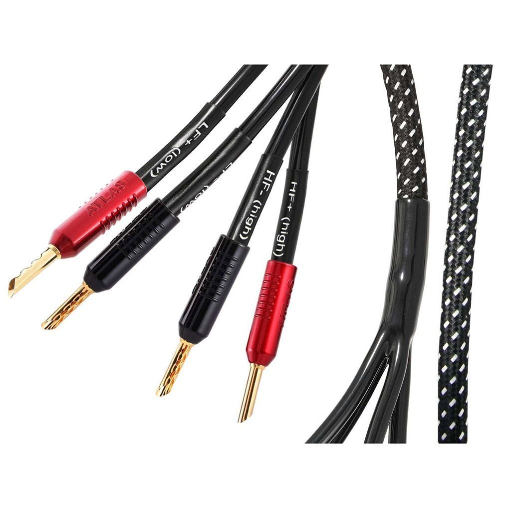 Кабель Акустичний Atlas Hyper Achromatic Bi-wire 4-4 3 м з бананами Z plug