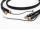 Фонокабель Melodika Purple Black Edition MDPHD20 2xRCA-2xRCA Phono cable with grounding cable 2m