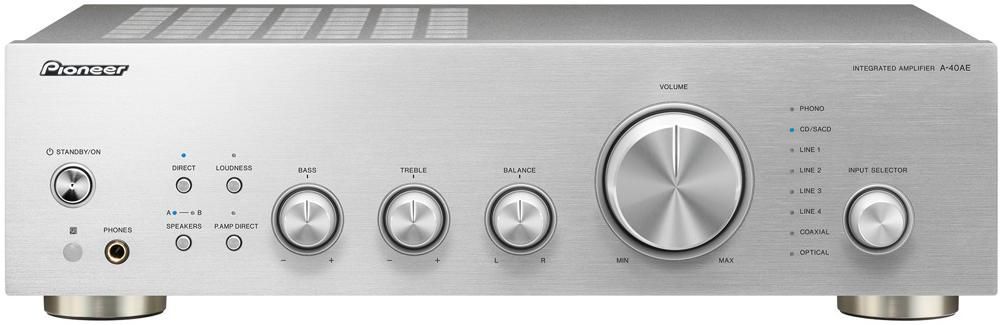 Інтегральний підсилювач Pioneer A-40AE Silver