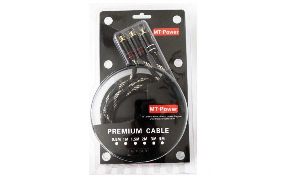 Сабвуферний кабель MT-Power MTP PLATINUM SUB