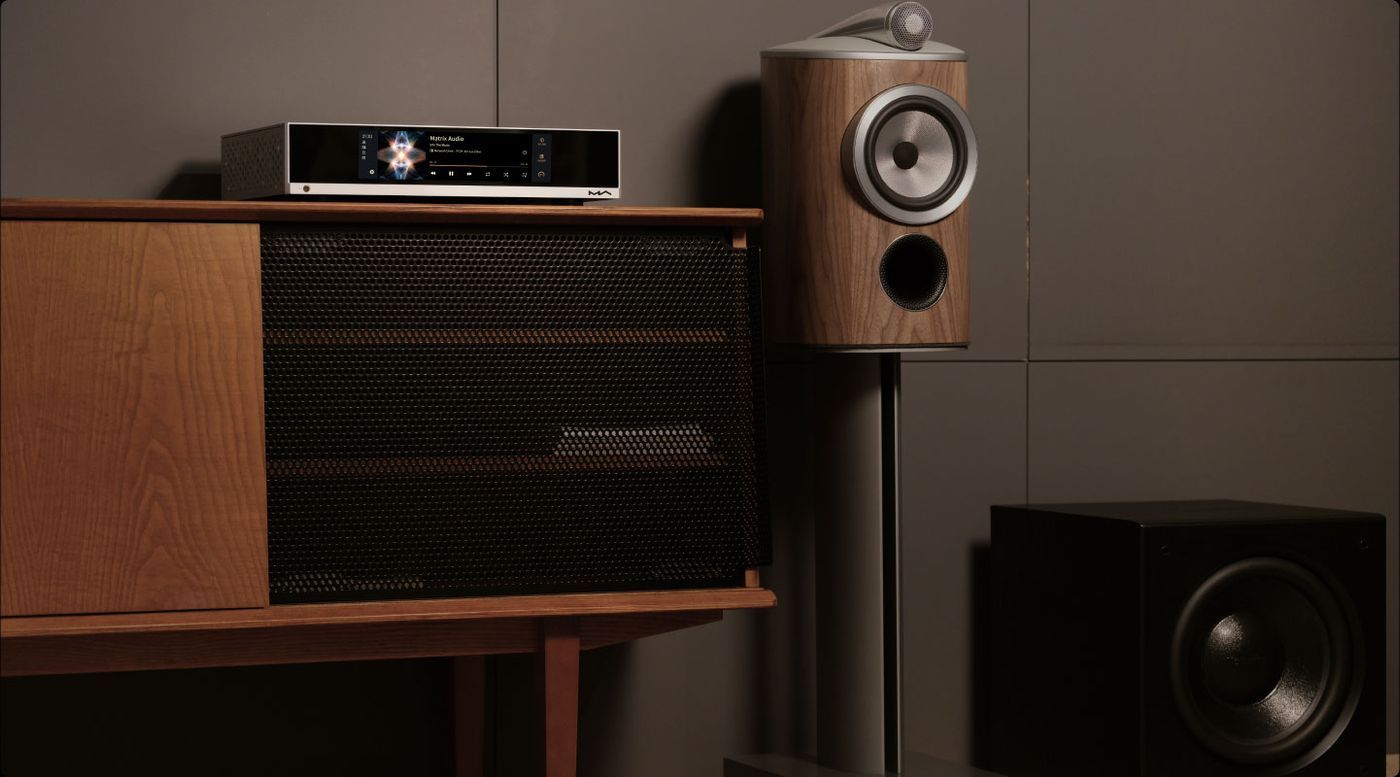 Стример-Интегральный усилитель Matrix Audio MD-1 Silver