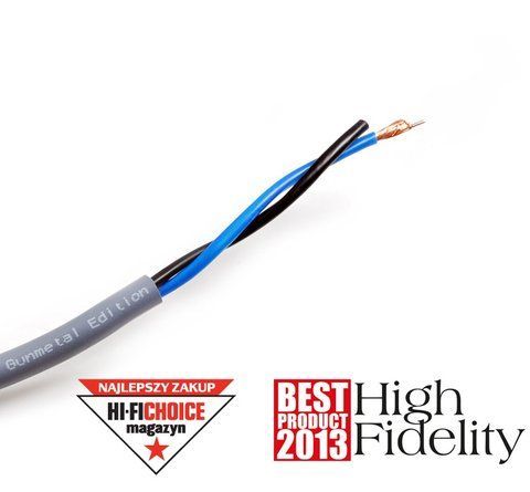 Акустичний кабель Melodika Gunmetal Edition MDSC2150G OFC 4N 2x1,5mm2 Speaker cable with BassCore line