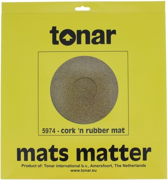 Мат із коркового дерева Tonar Cork-Rubber Mat art.5974