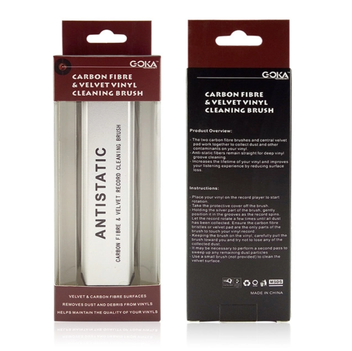 Щітка GOKA GK-R15 Antistatic Record Brush 2in1