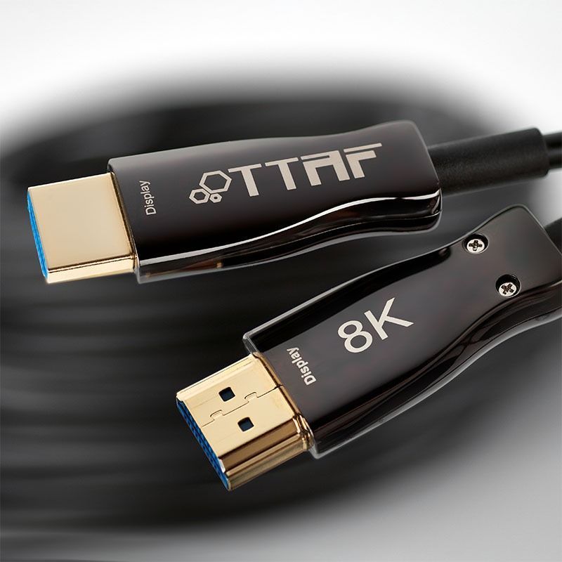 HDMI кабель TTAF HDMI 2.1 48 Gbps AOC Cable 24K Gold 30m