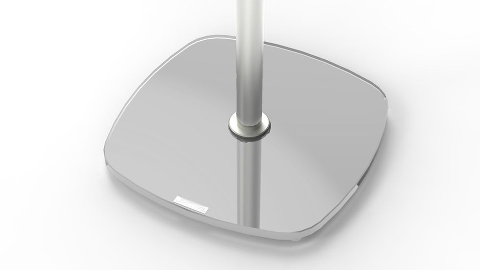 Стойка Spectral Floor Stand for STUDIOART Room Speaker Silver Glass Base