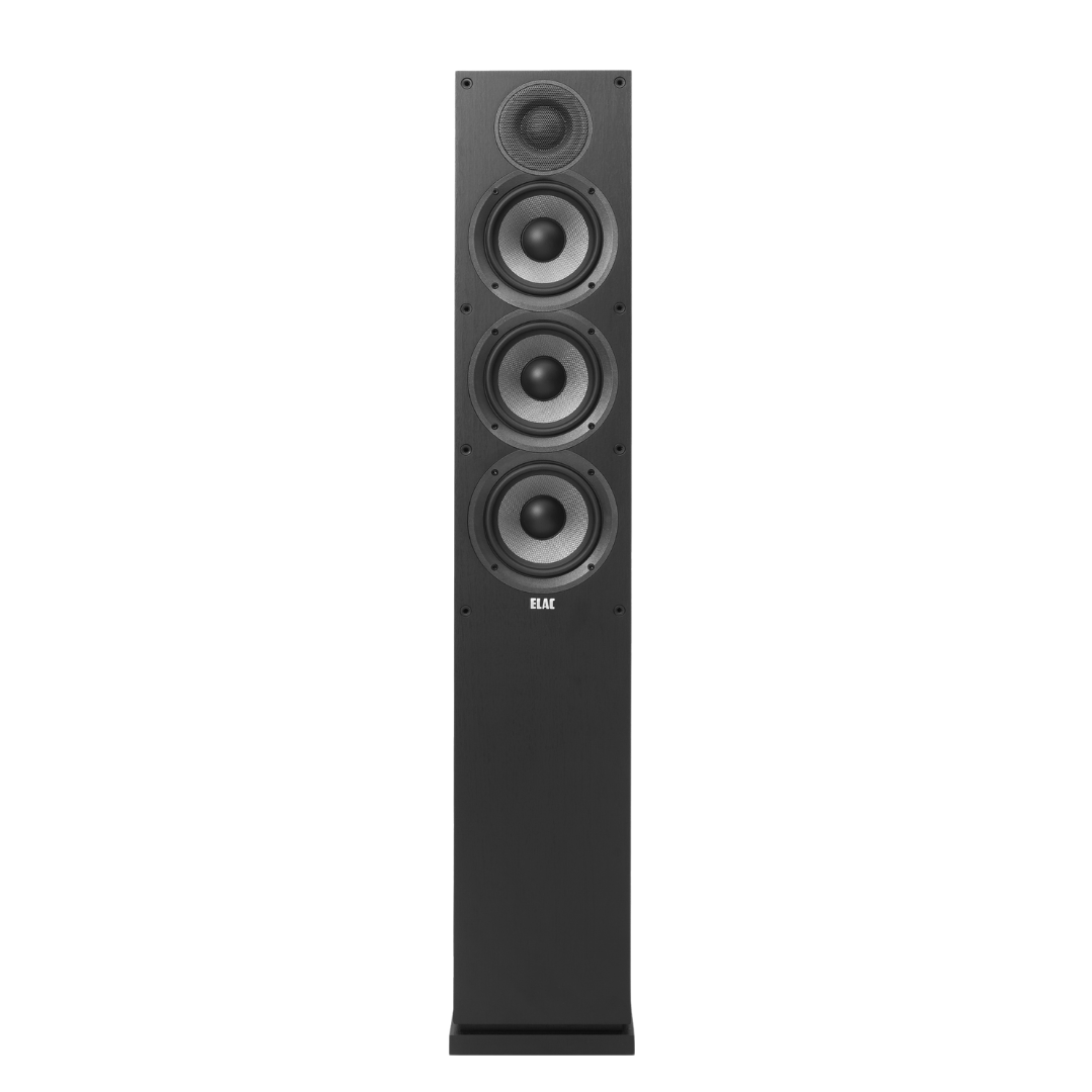 Напольная акустика ELAC Debut 2.0 F5.2 Black Brushed Vinyl