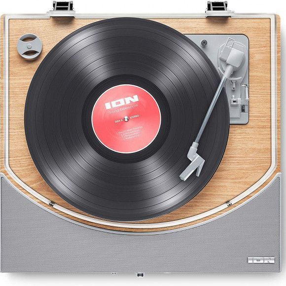 Проигрыватель со встроенной акустикой ION Premier LP Natural Wood