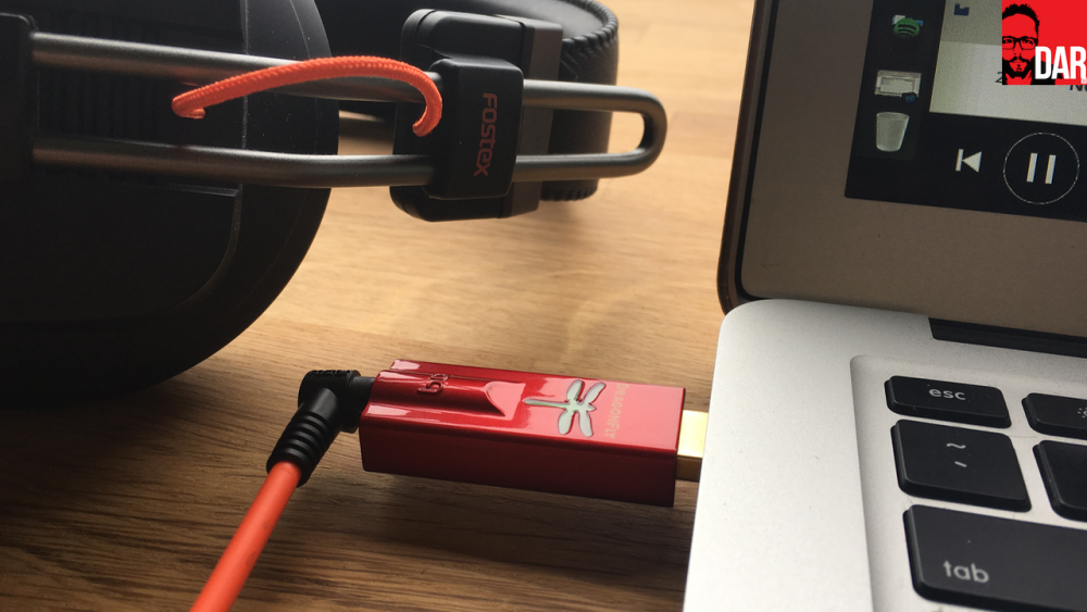 USB ЦАП-Підсилювач AUDIOQUEST DRAGONFLY DAC RED EU