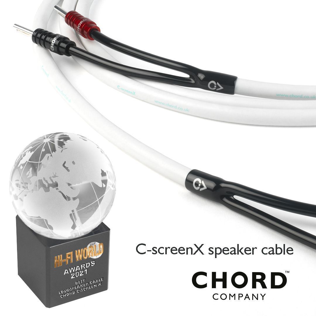 Акустичний кабель CHORD C-screenX CUSTOM Speaker Cable 3м