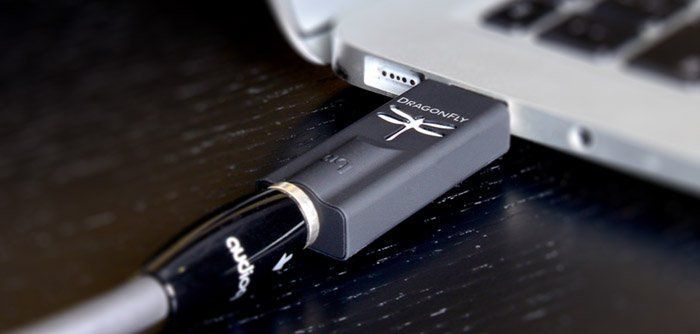 USB ЦАП-усилитель AUDIOQUEST DRAGONFLY DAC RED EU