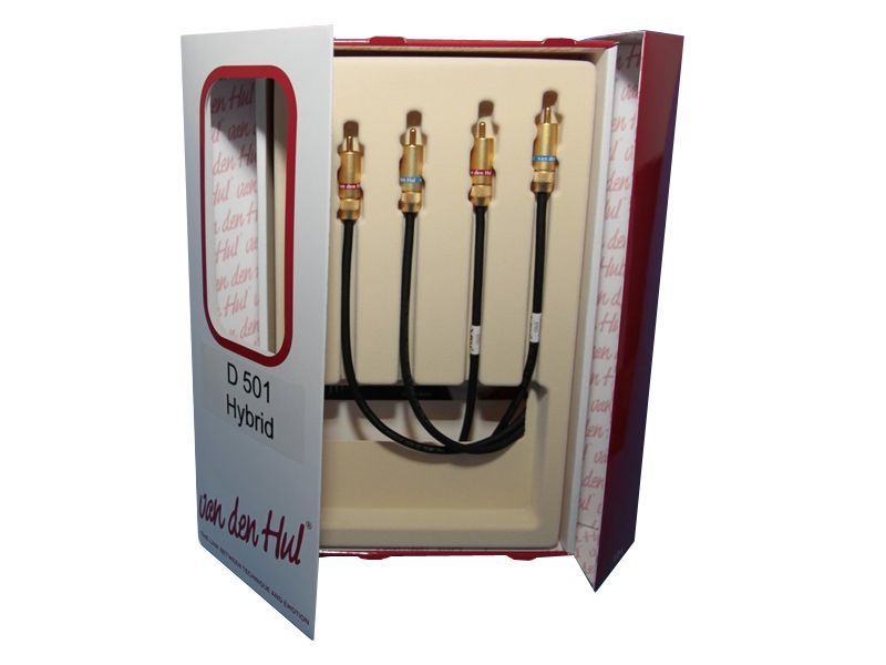 Фонокабель Van den Hul D-501 HYBRID RCA-RCA 1.0 meter