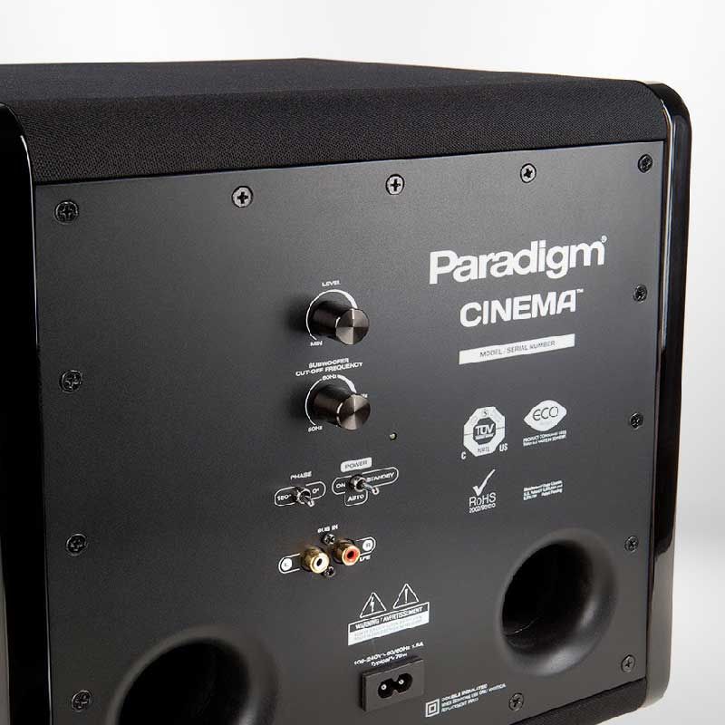 Комплекти акустики Paradigm Cinema 100 CT Black Gloss
