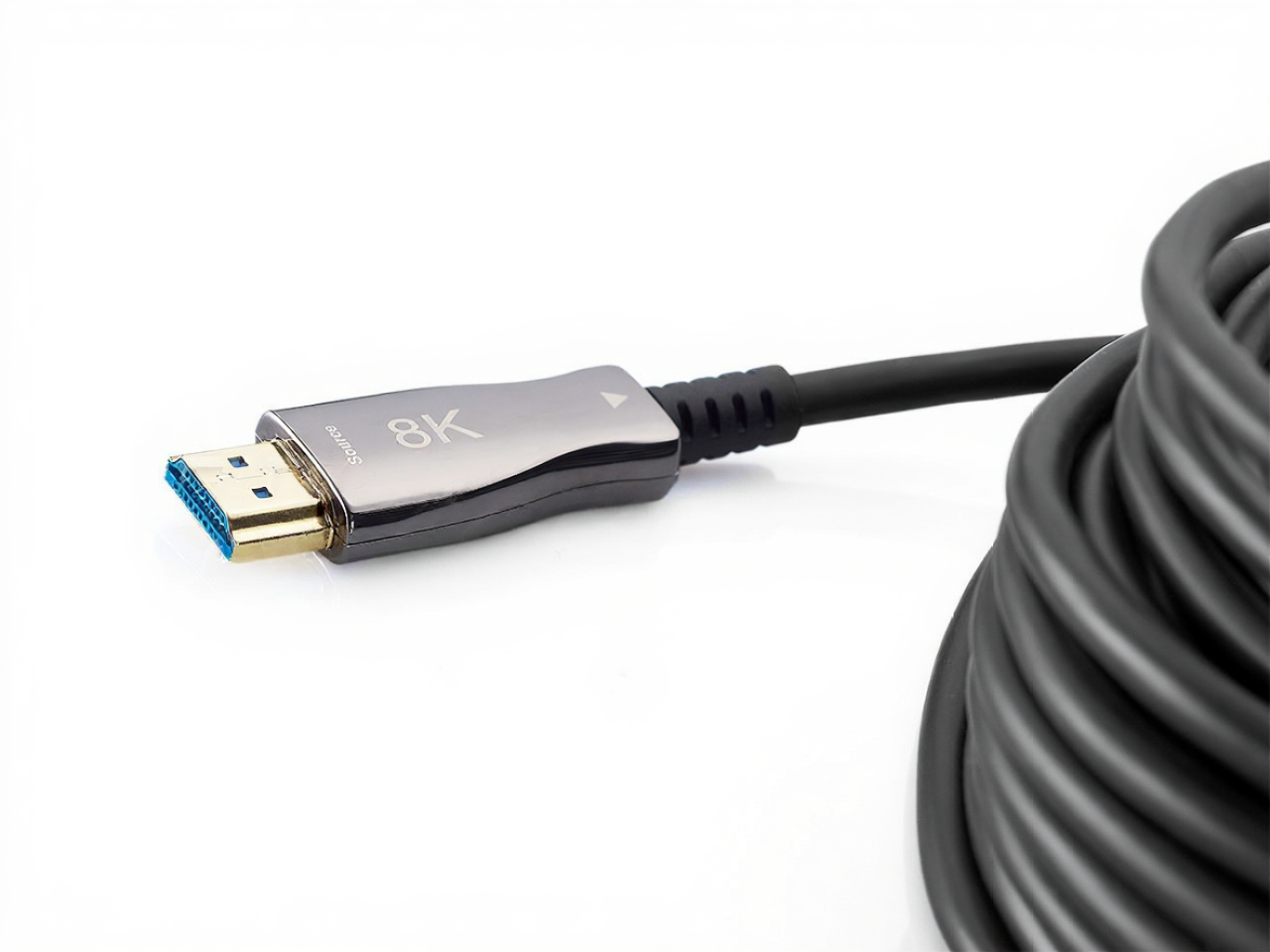 HDMI кабель TTAF HDMI 2.1 48 Gbps AOC Cable 24K Gold 25m