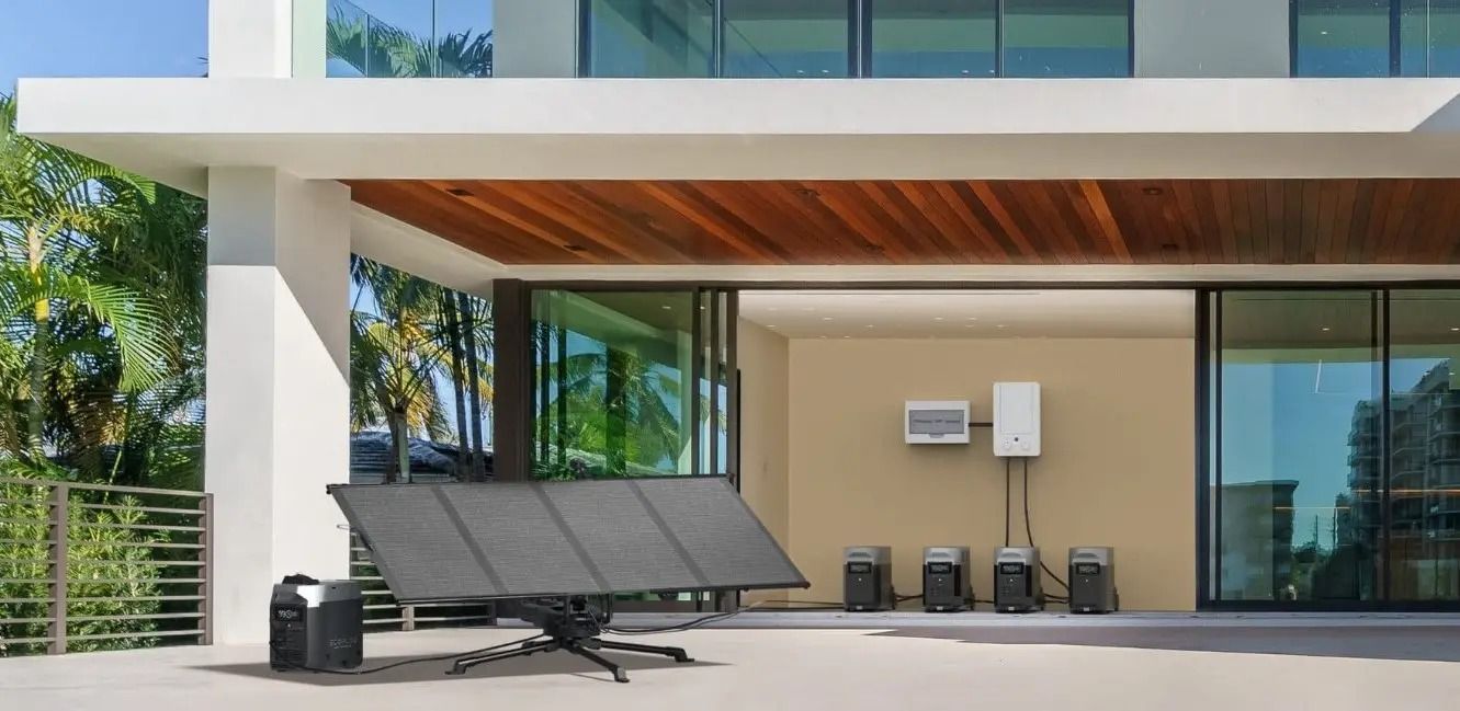 Комплект EcoFlow DELTA + 110W Solar Panel
