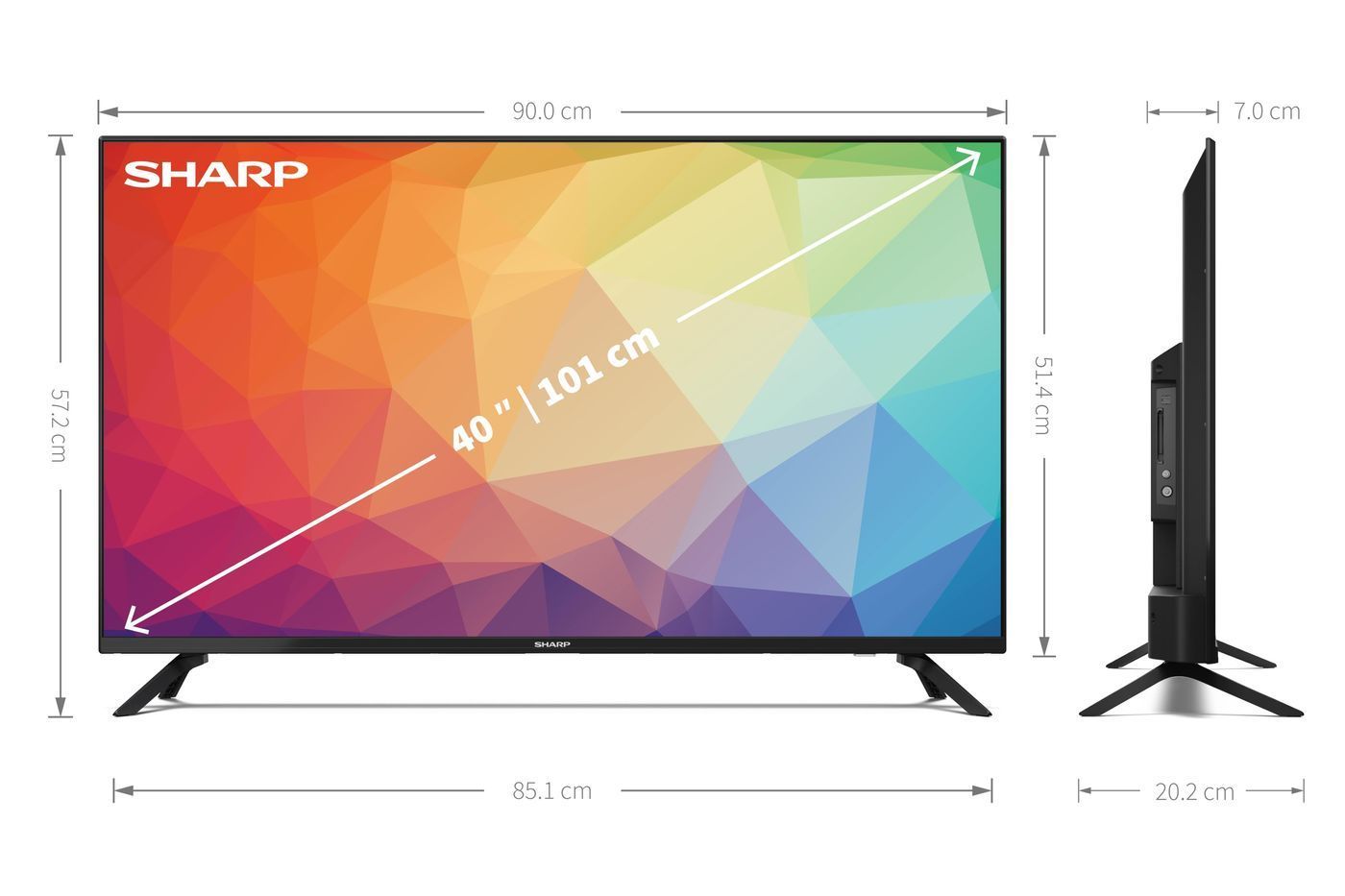 Телевізор Sharp 40FG2EA (2T-C40FG2EL2AB)
