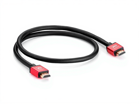 HDMI кабель TTAF HDMI 2.1 Cable Red 24K Gold 1m