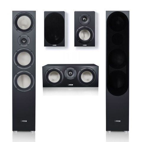 Комплект акустики 5.0 Canton GLE 80 + GLE 10 + GLE 50 Center Black