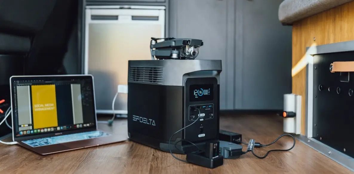 Комплект EcoFlow DELTA + 2*110W Solar Panel