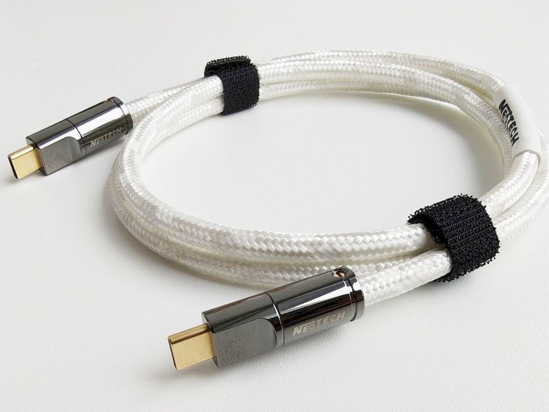 USB кабель Neotech NEUC-1020 Silver C to C type C Cable 1m