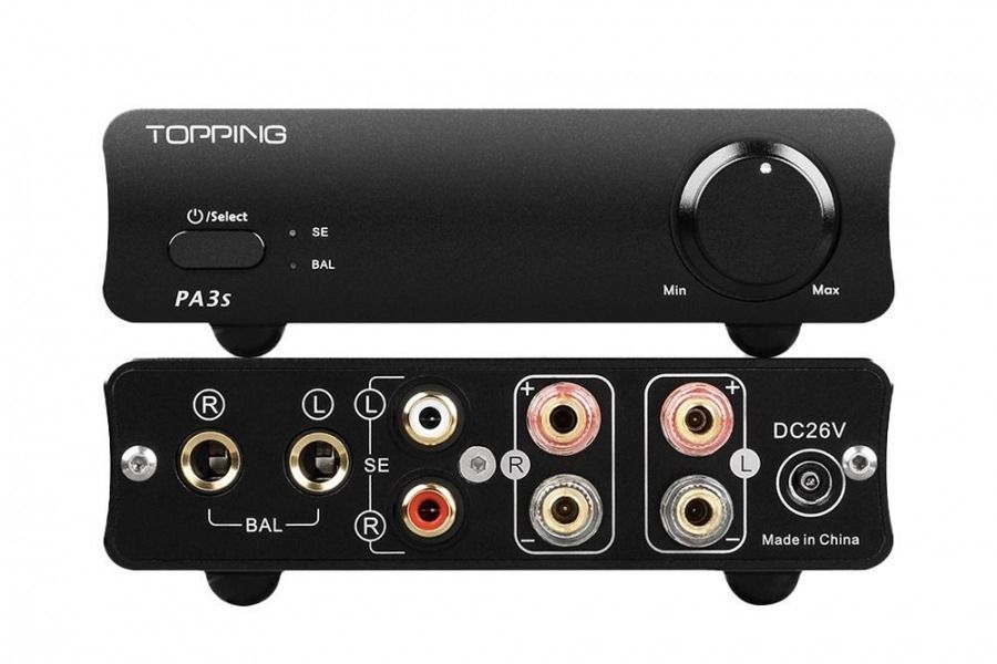 Стерео усилитель Topping PA3s Black