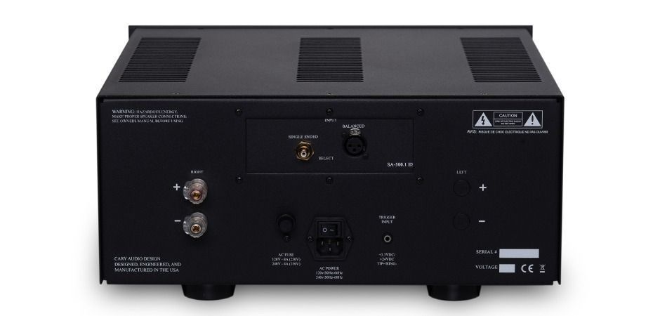 Підсилювач потужності Cary Audio SA-500.1 ES Silver