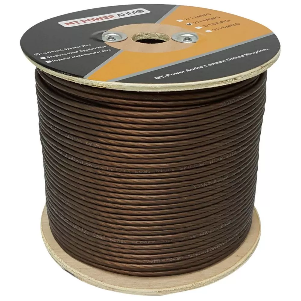 Акустичний кабель MT-Power Coal black Speaker Wire 2/14 AWG