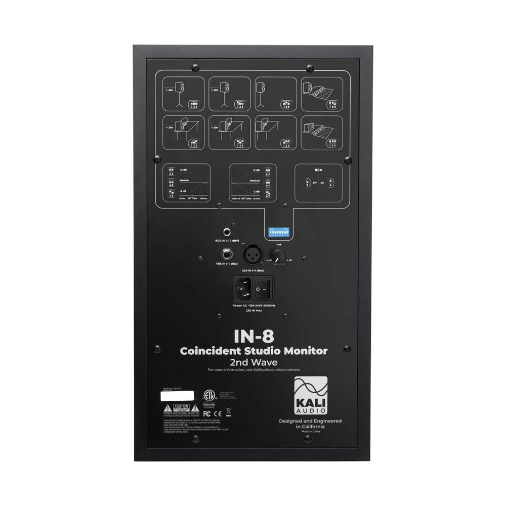 Студійний монітор Kali Audio IN-8 2nd Wave Black
