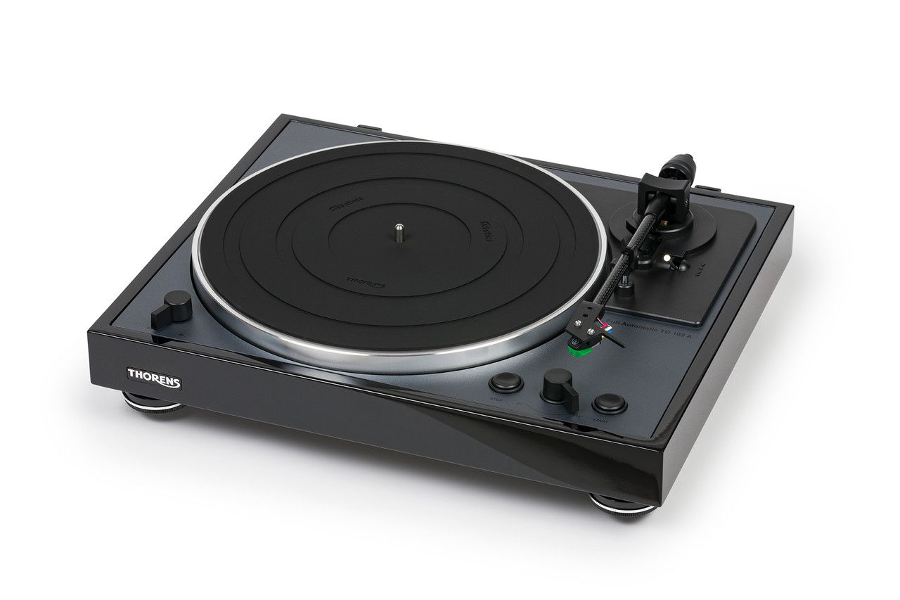 Проигрыватель винила Thorens TD 102 A High gloss Black (Full Automatic, Phono, AT-VM95E)