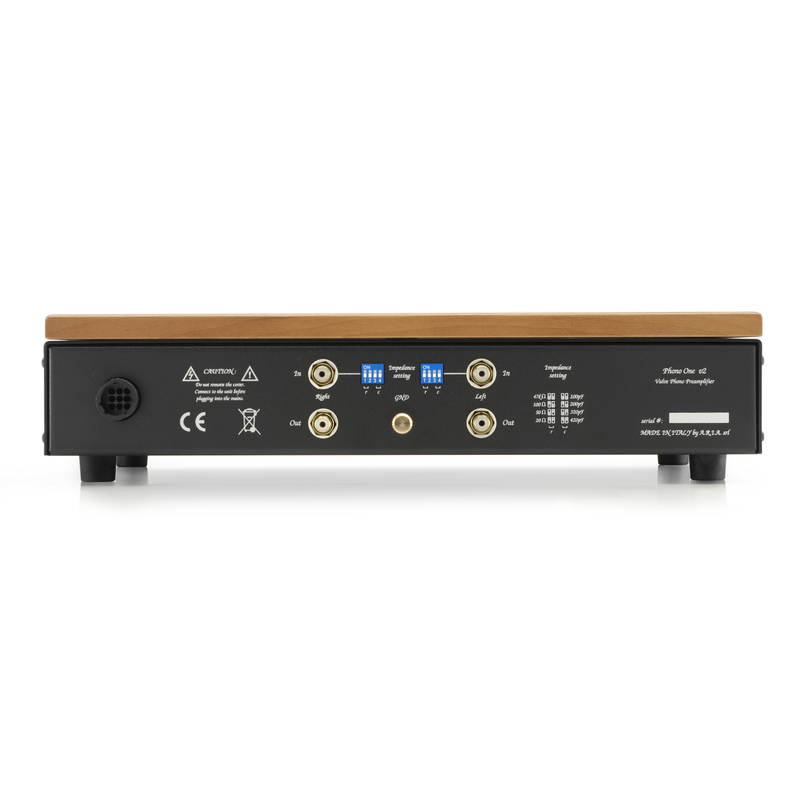 Ламповий фонокоректор Unison Research PHONO ONE with POWER SUPPLY Mahogany