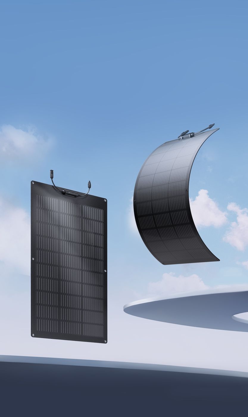 Солнечная панель EcoFlow 100W Solar Panel – гибкая (ZMS330)