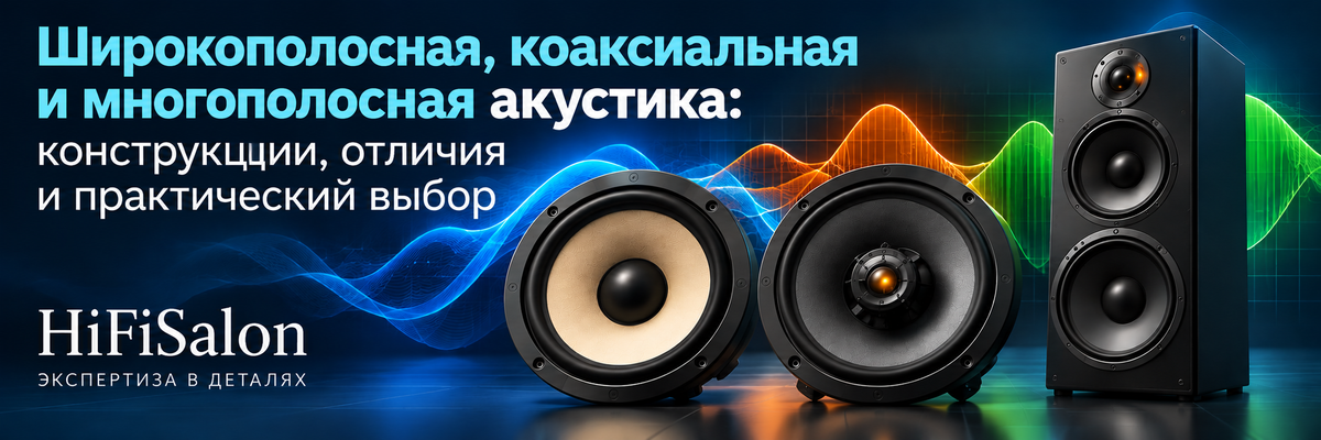 Широкополосная, коаксиальная и многополосная акустика: конструкции, отличия и практический выбор