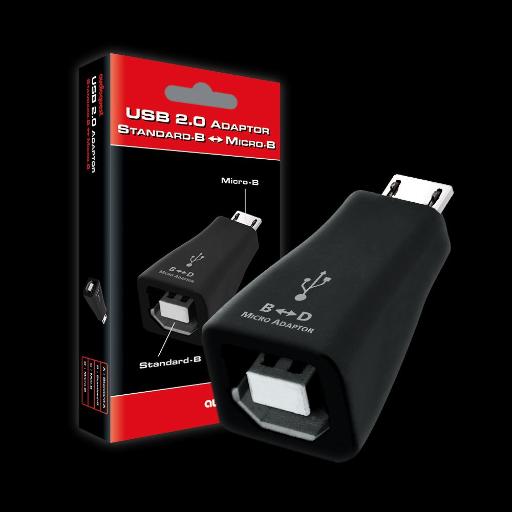 AUDIOQUEST USB B-to-Micro 2.0 Adaptor - HiFiSalon — интернет магазин Hi-Fi,  Hi-End аудио и видео техники