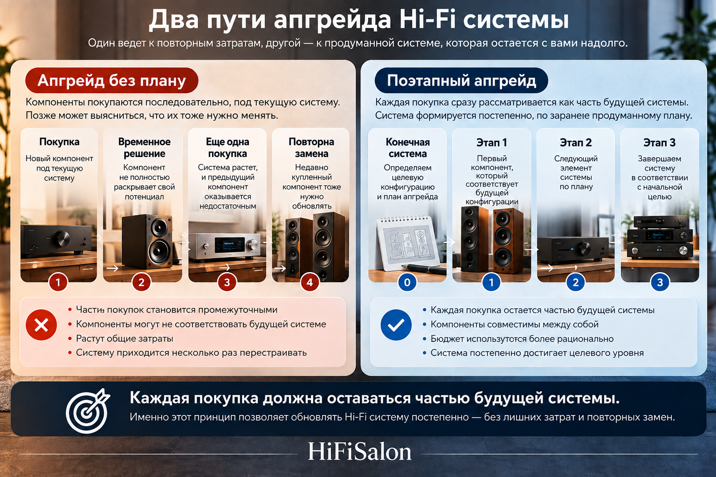 Два пути апгрейда Hi-Fi системы