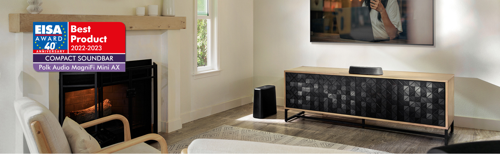 ⭐☜➀☞⭐【Саундбар с беспроводным сабвуфером Polk Audio MagniFi Mini Black】⭐☜➀☞⭐